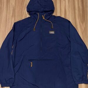 Vntg L.L. Bean mountain classic anorak pull over windbreaker jacket men’s large